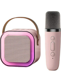 K12 Σύστημα Καραόκε με Ασύρματο Μικρόφωνο Ροζ