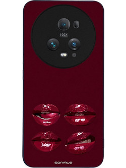 Sonique Diva Series Θήκη (Honor Magic5 Pro 5G) Κόκκινα Χείλη