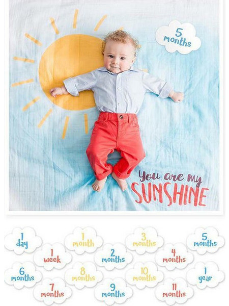Lulujo Σεντόνι Φωτογράφισης Μωρού You Are My Sunshine