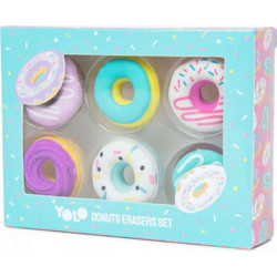 Yolo Donuts Σετ ΑρωματικέςΓόμες για Μολύβι 6τμχ 90810