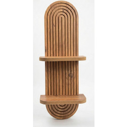 Ράφι Τοίχου Oak Brown 26x70x13 εκ. από MDF 18mm 173ALF1111