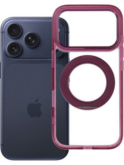iS Circle Mag Back Cover Burgundy (iPhone 18 Pro / 17 Pro)