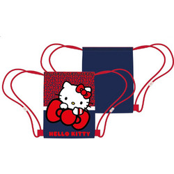 Hello Kitty Red Bow Παιδικό Αθλητικό Σακίδιο Πλάτης με Κορδόνια 40x35 εκ