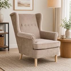 Spitishop Πολυθρόνα Taupe Kensington 91x79x103