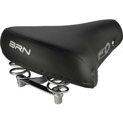BRN CLASSIC LUX ΔΕΡΜΑΤΙΝΗ ΣΕΛΑ ΠΟΔΗΛΑΤΟΥ RETRO ΜΑΥΡΗ 265X220 SE90Ν