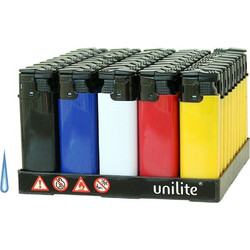 Αναπτήρες Unilite Αντιανεμικοί U201 TURBO 11231-01 (Μεγάλοι) - 50 Τεμάχια 1123101