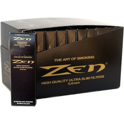 Φιλτράκια ZEN BLACK 60 Extra Slim 5.4mm (κουτί με 30 πακετάκια)