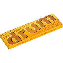 Χαρτάκια DRUM YELLOW, 60 φύλλα - 1 Πακετάκι 5410133832501
