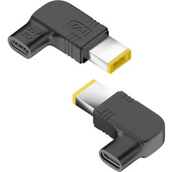 Powertech YX-11 Αντάπτορας Τροφοδοσίας Laptop USB-C σε Lenovo 11x4.5mm, Μαύρος
