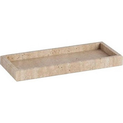 Δίσκος Ορθογώνιος Travertine AX24153 Andrea House (30x13x3 cm)