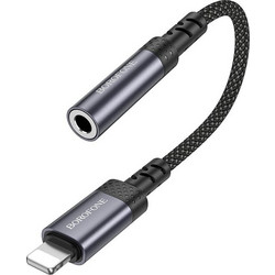 Borofone Adapter BV24 Graceful - Lightning to jack 3,5mm - grey
