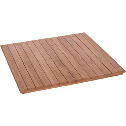 ΕΠΙΦΑΝΕΙΑ ΤΡΑΠΕΖΙΟΥ ΤΕΤΡΑΓΩΝΗ HM18136 ΞΥΛΟ TEAK-ΦΥΣΙΚΟ 70x70x4(πάχος)εκ