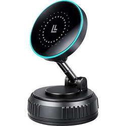 LogiLink Ασύρματη Βάση Κινητού Αυτοκινήτου Vacuum Magnetic 360 Foldable 25W PA0411