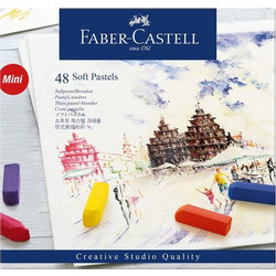 Faber-Castell Μίνι Μαλακές Παστέλ 48τεμ σε Καρτονέτο (Softpastellkreiden Mini 48er Kartonetui)