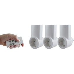 Smart Socket Rev Telecontrol 3+1: 3x Socket + 1x Remote control