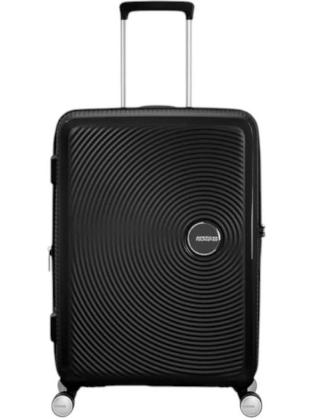 American Tourister Soundbox Βαλίτσα Μεσαία 67x46.5x32cm με 4 Ρόδες Μαύρη