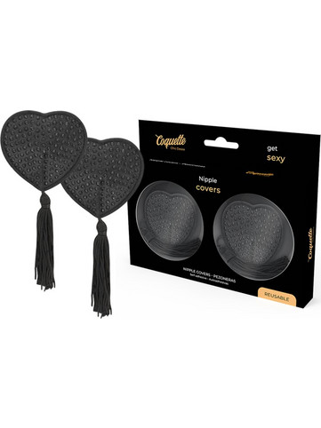 COQUETTE CHIC DESIRE NIPPLE COVERS BLACK