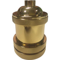 ΝΤΟΥΙ ΜΕΤΑΛΛΙΚΟ ΧΡΥΣΟ Ε27 - EUROLAMP (147-23063) 24478