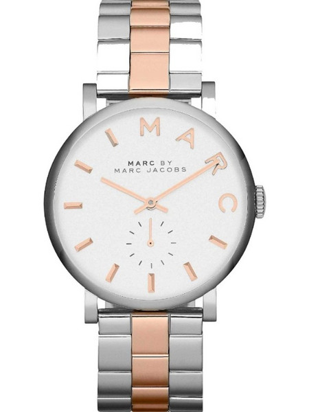 Marc Jacobs Baker Γυναικείο Ρολόι με Ασημί Ροζ Χρυσό Μεταλλικό Μπρασελέ MBM3312