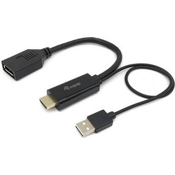 Αντάπτορας HDMI Equip Displayport M/F 0.15m 4K/60Hz sw