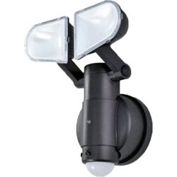 Προβολέας LED Schwaiger 2-fach sensor light 400 Lumen black
