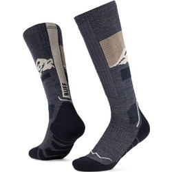 Buff Merino Hw Over The Calf Socks, 01 Night Blue L - (BU138872/779/05)