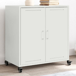 Ντουλάπι Λευκό 68x39x72 εκ. από Χάλυβα 846661