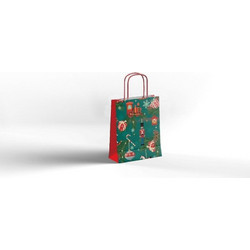 Next χάρτινη τσάντα Xmas Journey Υ22x18x8εκ