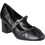 Envie Shoes Γόβες με Χοντρό Χαμηλό Τακούνι & Μπαρέτα Μαύρες E84-24356-34
