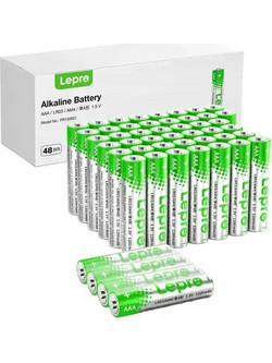 Lepro Αλκαλικές Μπαταρίες AAA (R3) 1,5V - 48 τεμάχια (1200 mAh)