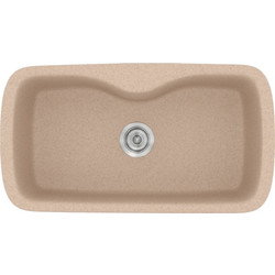 Sanitec Classic 321 Επικαθήμενος Νεροχύτης Γρανίτη Ματ Granite Sand 83x51cm
