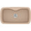 Sanitec Classic 321 Επικαθήμενος Νεροχύτης Γρανίτη Ματ Granite Sand 83x51cm