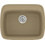 Sanitec Classic 313 Επικαθήμενος Νεροχύτης Γρανίτη Ματ Metallic Cream 58x50cm