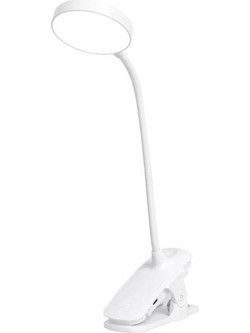 Arlight Φωτιστικό Γραφείου LED CCT 7W Ντιμαριζόμενο Φ8xY31cm Με Μανταλάκι TLC 015 Λευκό 0154120