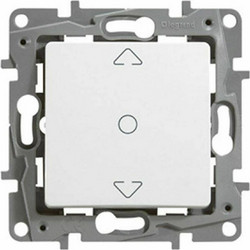 Shutter control switch Niloe - 3 positions for direct motor control - white