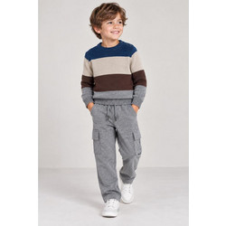 Παντελόνι πλεκτό cargo για αγόρι Boboli-814058-8125-Grey