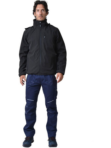 ERGOLINE 5301-590 Τζάκετ Εργασίας Softshell Μαύρο
