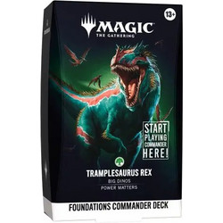Magic the Gathering Foundations Commander Deck - Trampleasaurus Rex