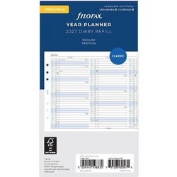 FILOFAX ΗΜΕΡΟΛΟΓΙΟ 2027 PERSONAL YEAR PLANNER ENGLISH 27-68402