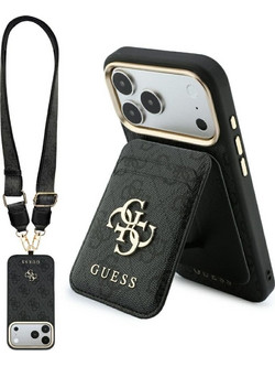 Guess 4G MagSafe Θήκη με Πορτοφόλι Brown (iPhone 18 Pro / 17 Pro)