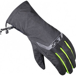 LS2 Overgloves Thermorain Αδιάβροχα Γάντια Black/Fluo Yellow
