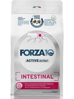Forza10 Intestinal Active Vet Life Intestinal with Fish & Rice 400gr