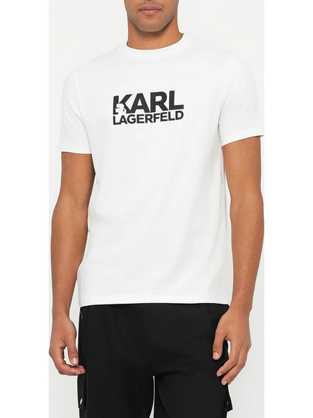 KARL LAGERFELD T-SHIRT CREWNECK NOS 755780-500235-10-10 White
