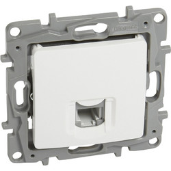 LEGRAND πρίζα RJ11 764569, λευκή
