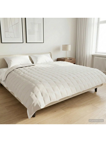 Βάρος Κουβέρτα Λευκό 200 x 200 cm 9 kg 100% Βαμβάκι 205T
