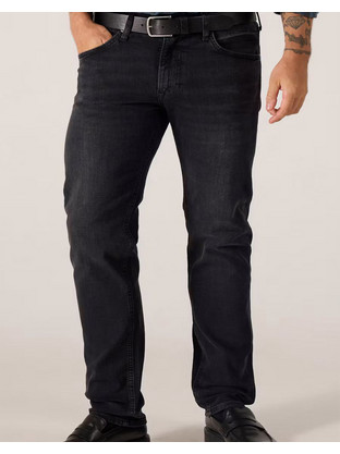 Lee Daren Ανδρικό Τζιν Παντελόνι Ελαστικό Denim Black 112386479