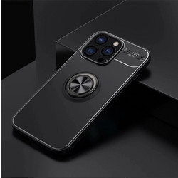 Ancus AutoFocus Shock Proof Ring Holder Back Cover Black (iPhone 13 Pro Max)