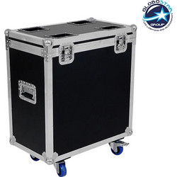 GLOBOSTAR Επαγγελματικό Flight Case για 2 Κινούμενες Ρομποτικές Κεφαλές Artemis BEAM Rainbow Effect Philips YODN 9R RGBW 260W 230V Zoom 0 - 3.8