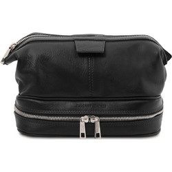 Tuscany Leather Jacob TL142204 Νεσεσέρ Ταξιδίου με Θήκες 25x13x17cm Μαύρο