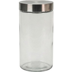 Βάζο στρόγγυλο με inox καπάκι 1700ml